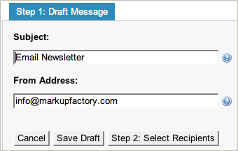 Email Newsletter Screenshot