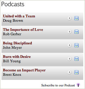 Podcast Hosting Screenshot